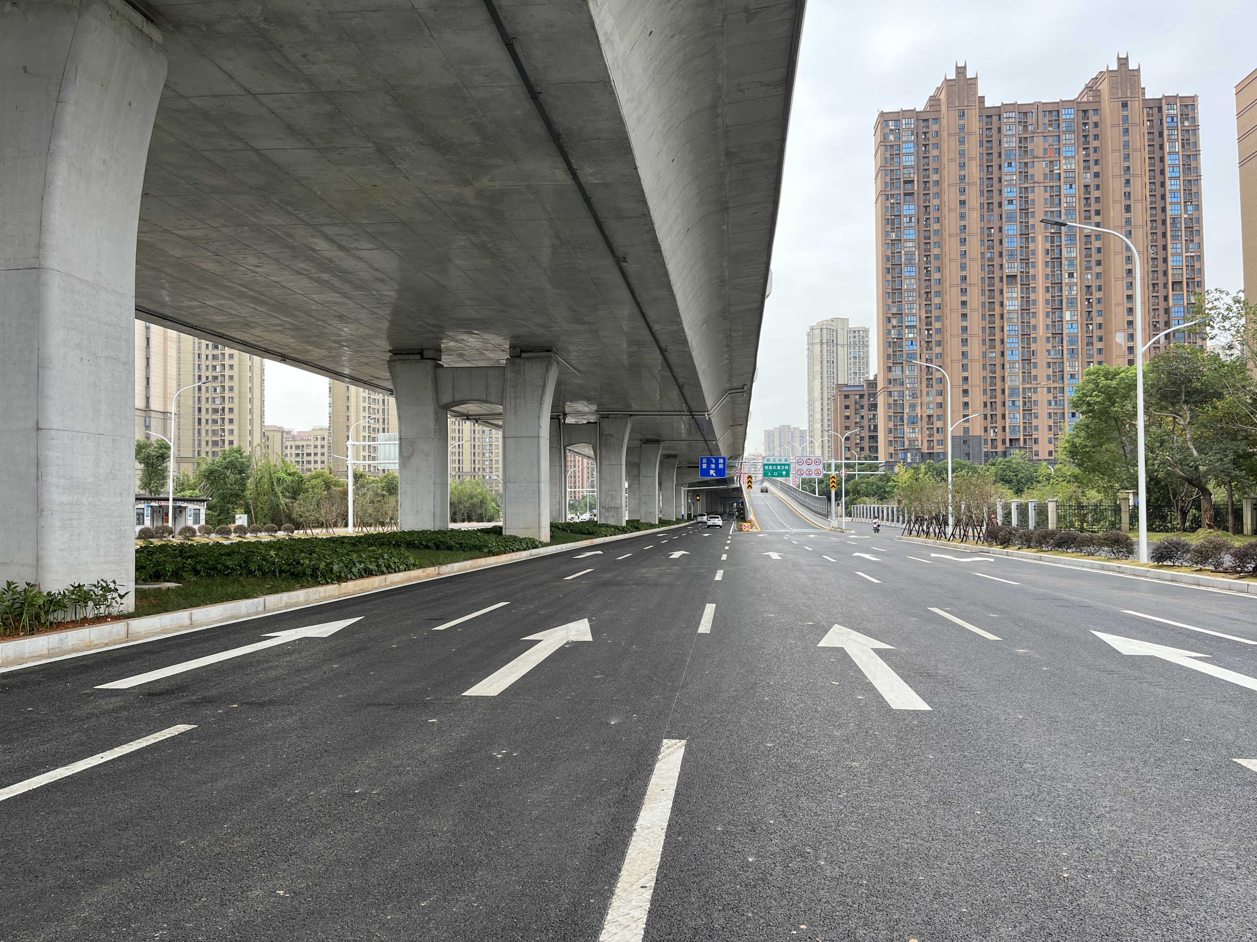 發(fā)達控股集團承建的桃花南路快速化改造工程全線(xiàn)通車(chē)