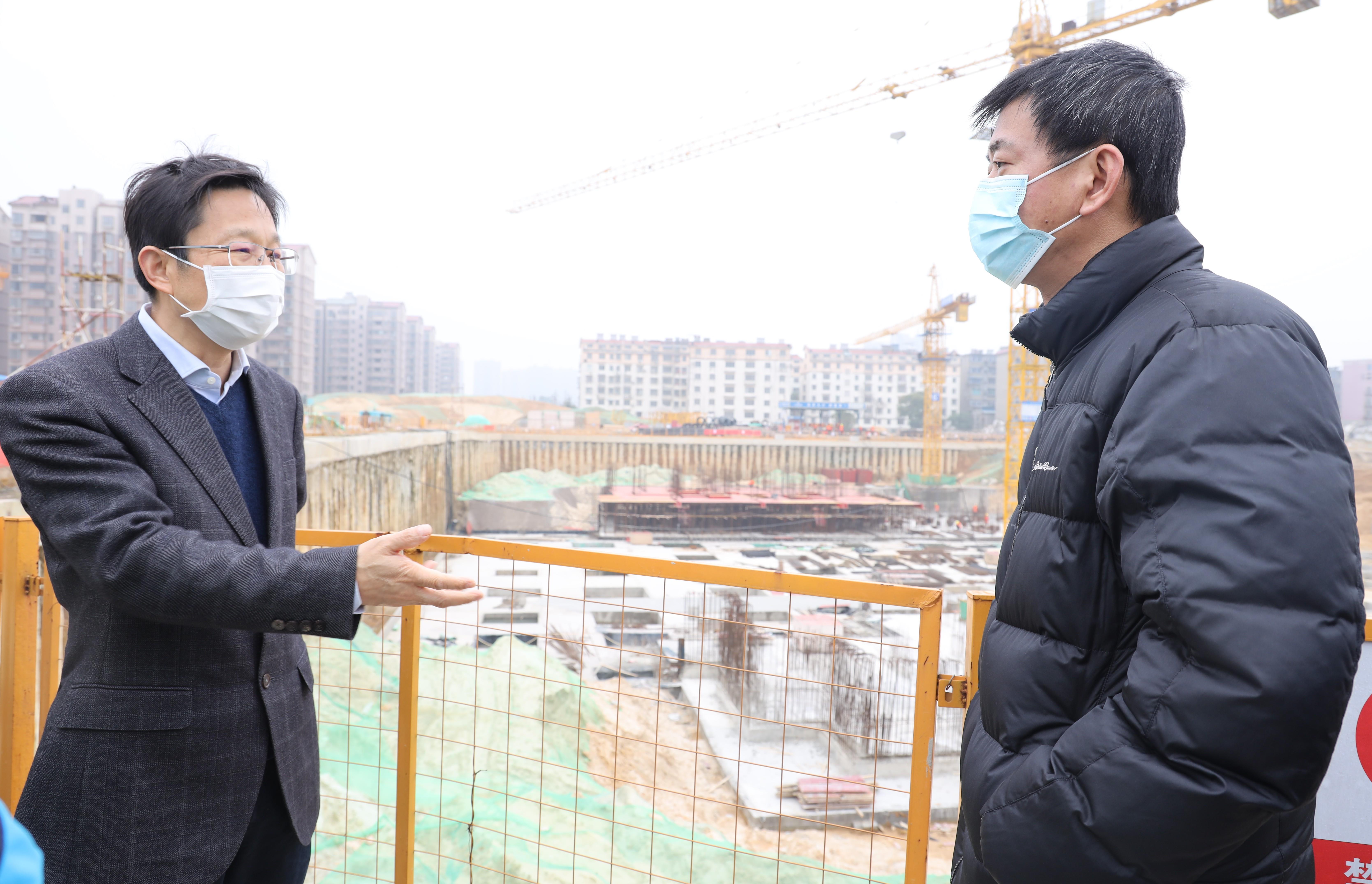 南昌市副市長(cháng)宋鈾一行調研督導我司項目復工復產(chǎn)工作
