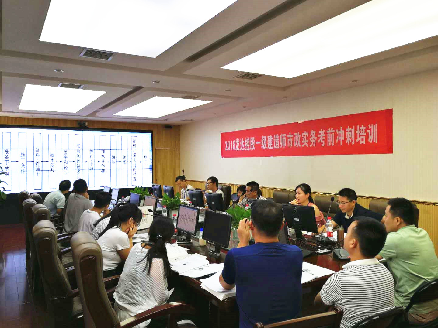 發(fā)達集團舉辦注冊一級建造師考前沖刺培訓班